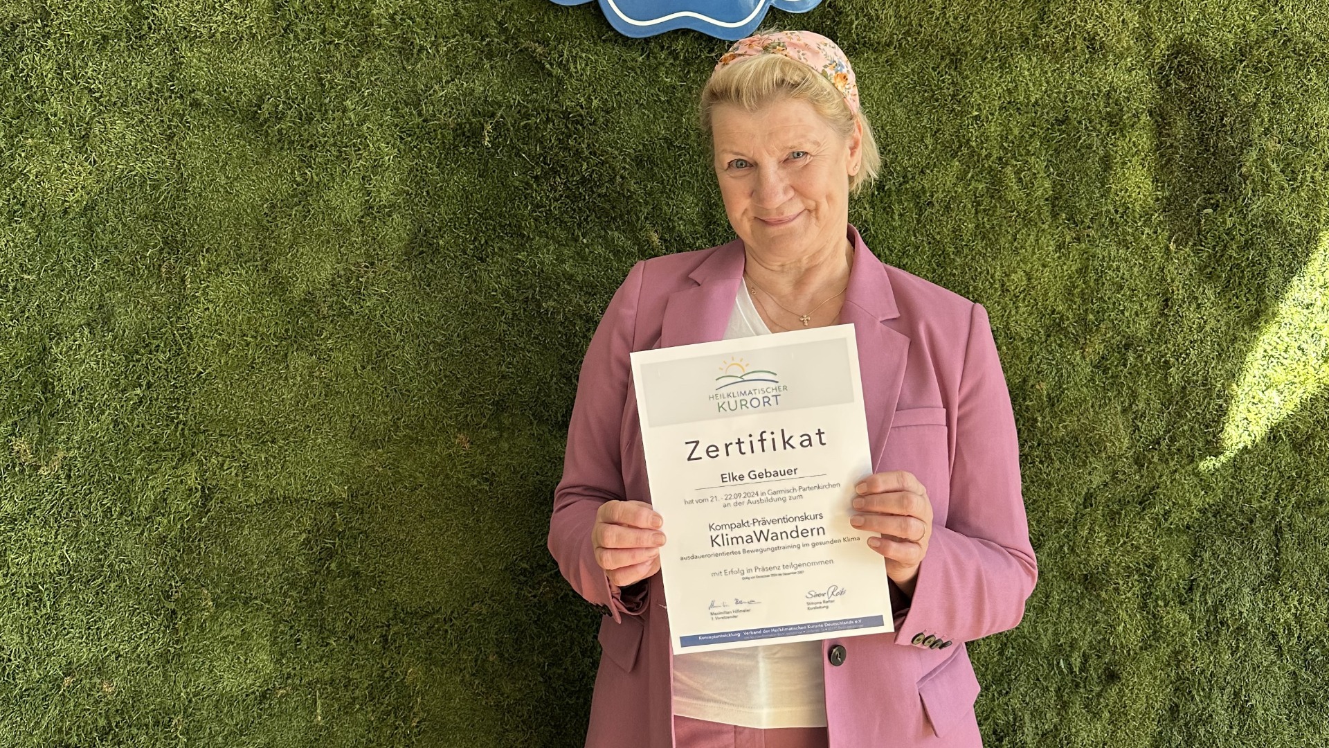 Elke Gebauer ist zertifizierte Wald- und Klimatherapeutin